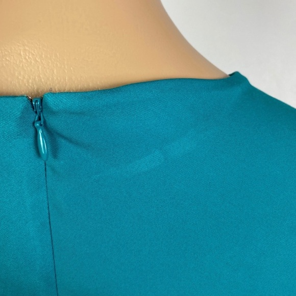 MICHAEL MICHAEL KORS BLUE LONG SLEEVE MINI DRESS - Picture 8 of 10